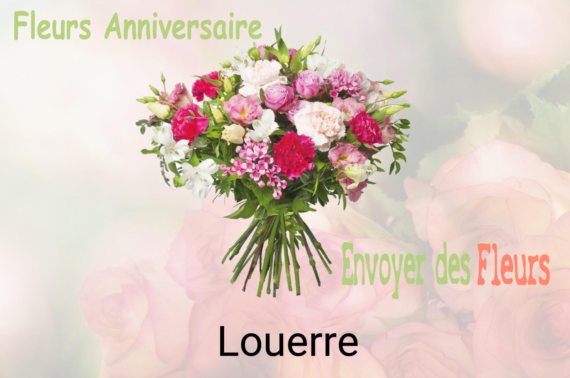 Bouquet de fleurs d’anniversaire livré à Louerre