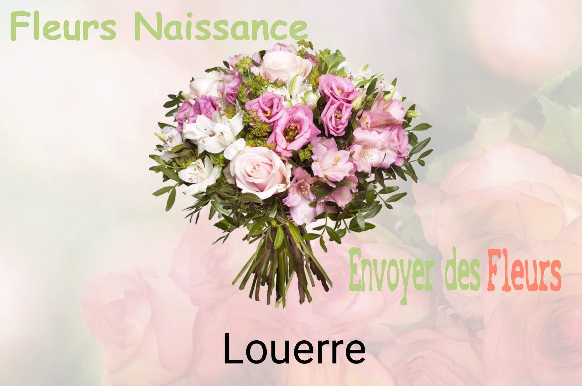 Bouquet de fleurs de naissance livré à Louerre